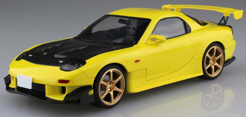Initial D 1/24 Takahashi Keisuke FD3S RX-7 Project D Ver.