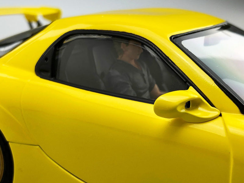 Initial D 1/24 Takahashi Keisuke FD3S RX-7 Project D Ver. with Figure