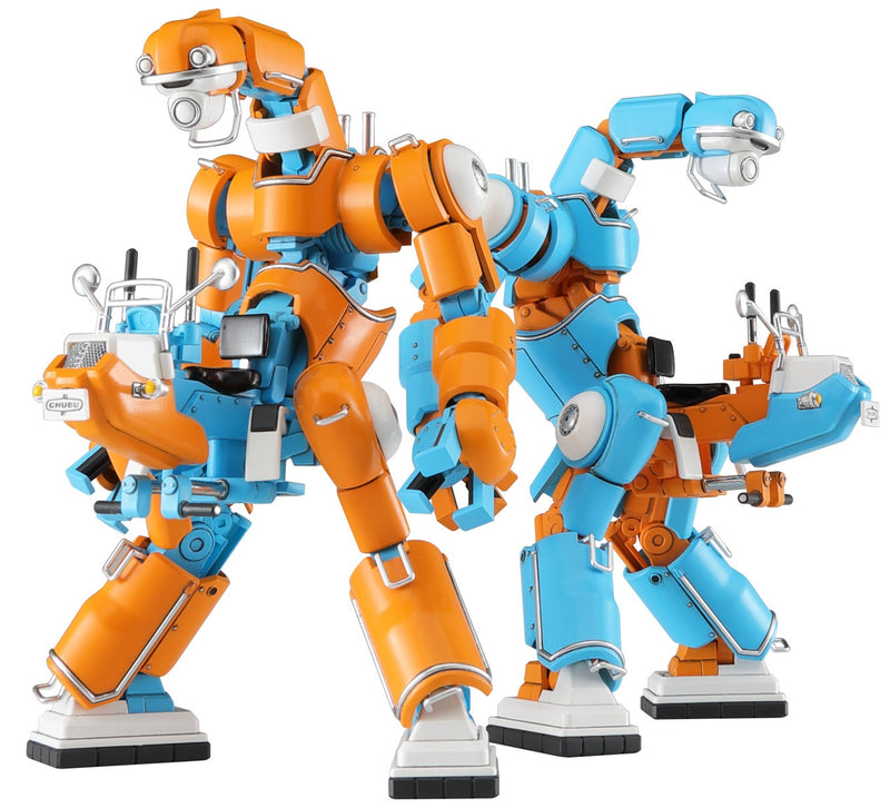 1/35 Mechatro Chubu 01 No.02 "Orange & Sky Blue" (Two Kits in a Box)