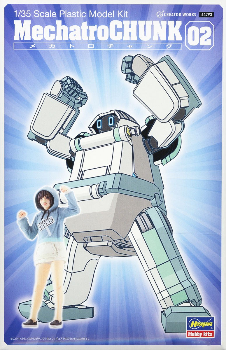 1/35 Mechatrochunk No.02 “Grayish Mint” + Support Girl