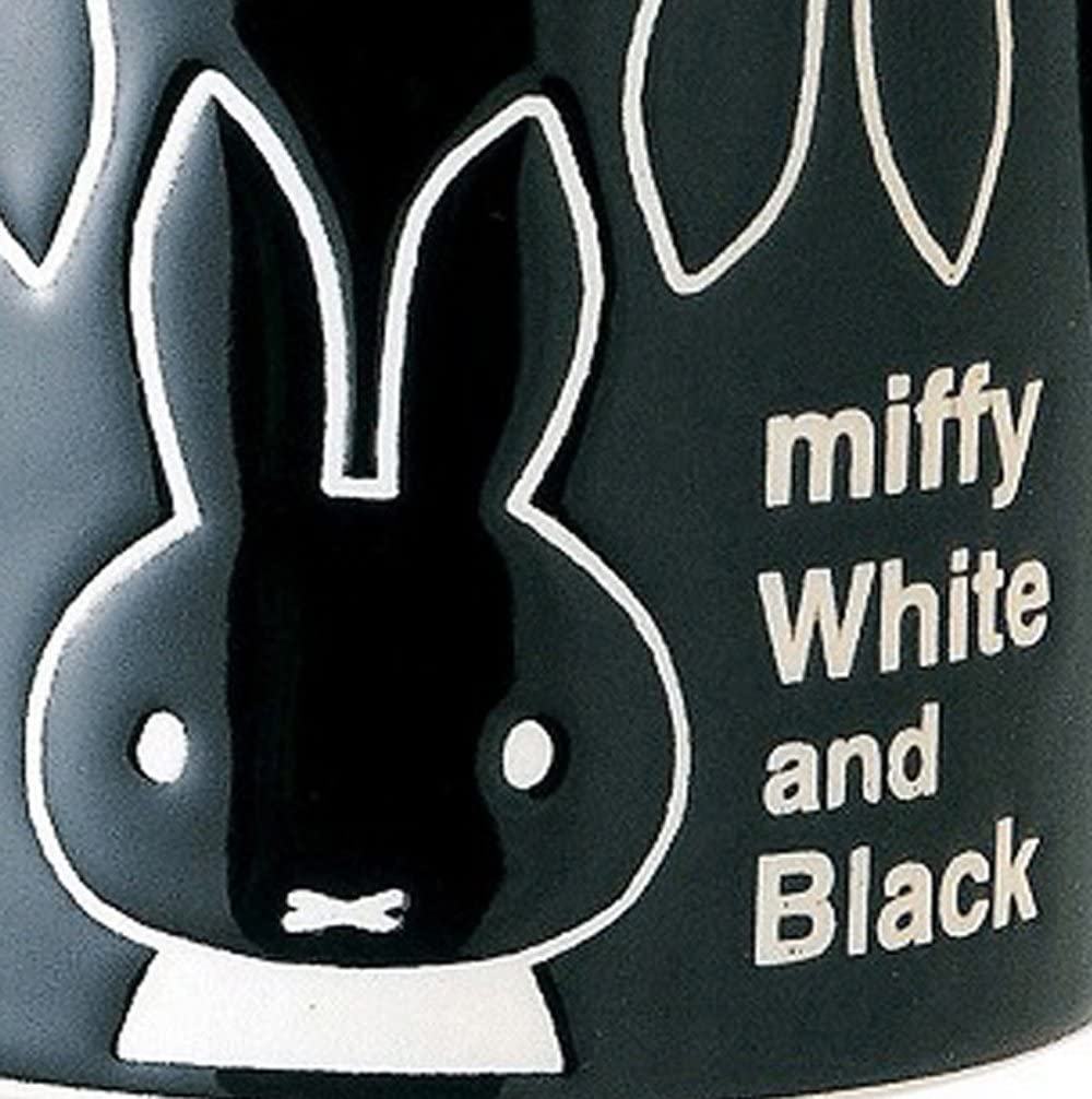 Miffy White and Black Mug (Japan Import) - Black - Argama Hobby
