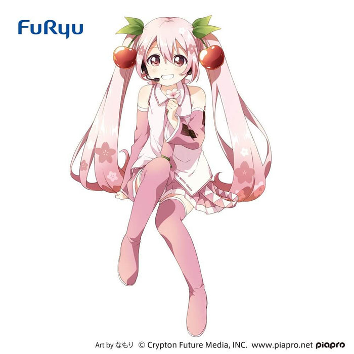 FuRyu Noodle Stopper Figure - Hatsune Miku - Sakura Miku Wink Ver.