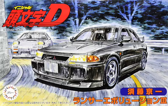 Initial D 1/24 Mitsubishi Lancer Evolution III Sudo Kyoichi