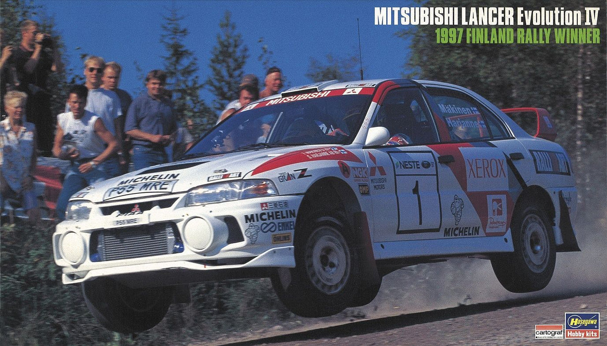 1/24 Mitsubishi Lancer Evolution IV 1997 Finland Rally Winner