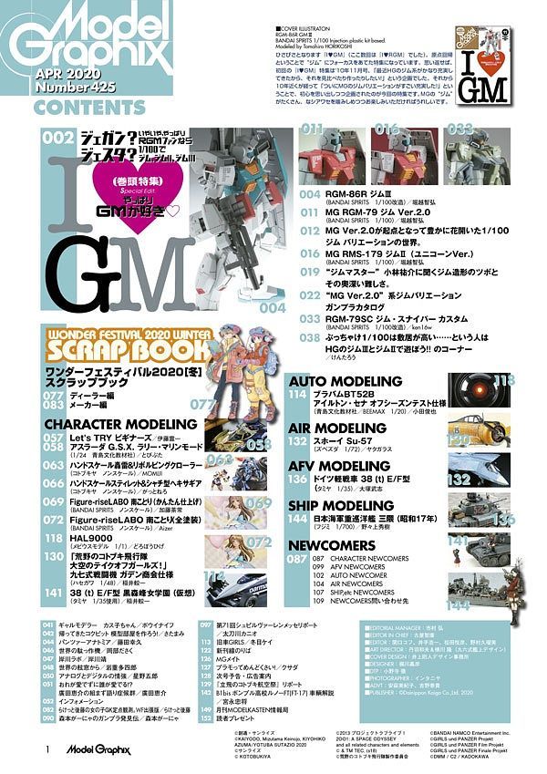 Monthly Magazine Model Graphix 2020.04