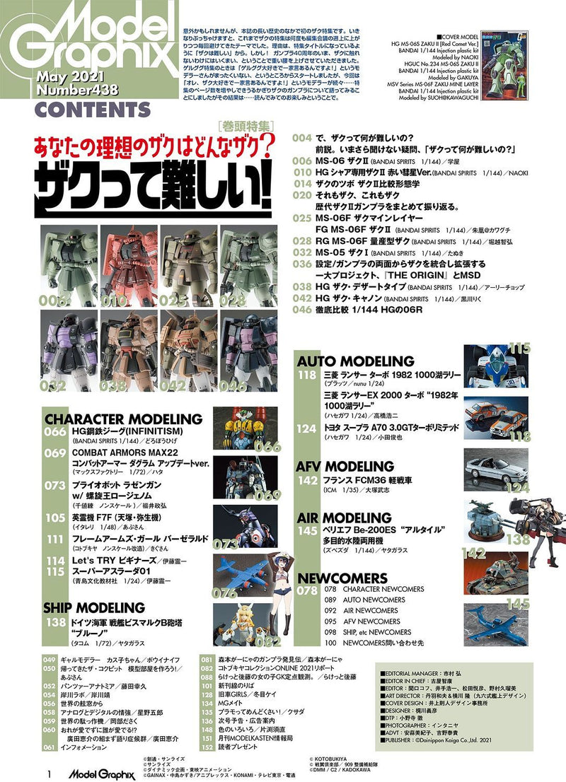 Monthly Magazine Model Graphix 2021.05