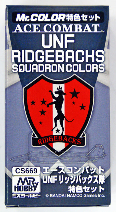 Mr.Color CS669 - ACE Combat UNF Ridgebacks Squadron Color Set