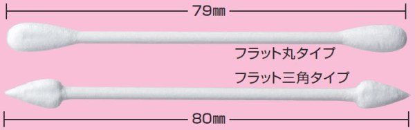 Mr.Cotton Swab - Flat Round/Triangle Type (GT96)