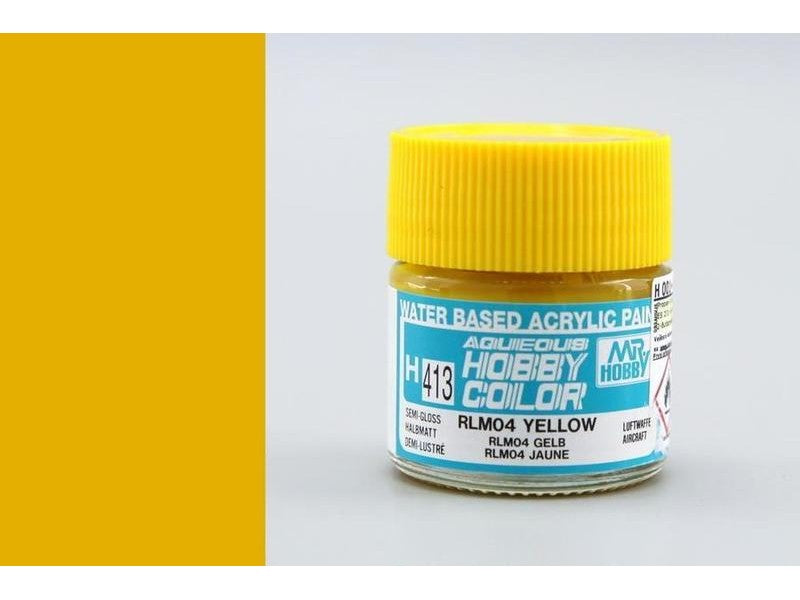 Mr.Hobby Aqueous Hobby Color H413 - RLM04 Yellow (German Luftwaffe Aircraft)