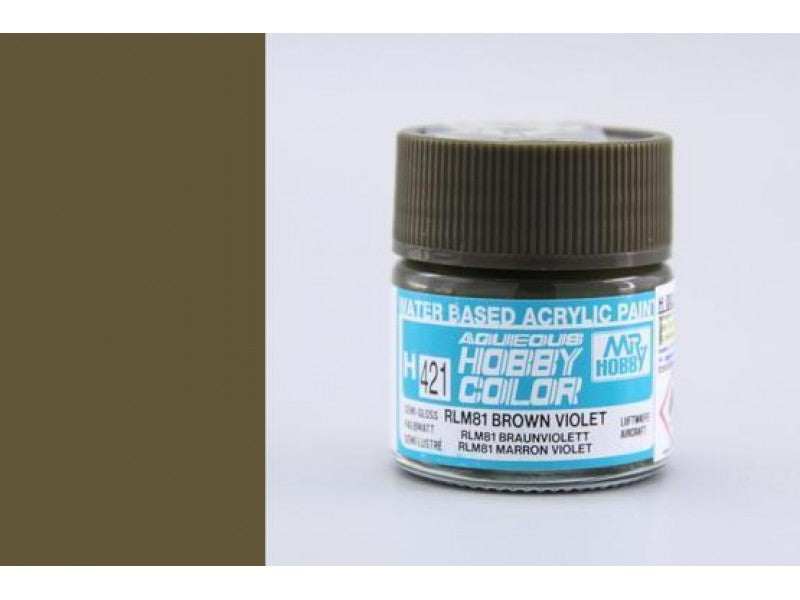 Mr.Hobby Aqueous Hobby Color H421 - RLM81 Brown Violet (German Luftwaffe Aircraft)