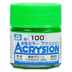 Mr.Hobby Acrysion N100 - Fluorescent Green