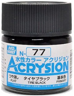 Mr.Hobby Acrysion N77 - Tire Black
