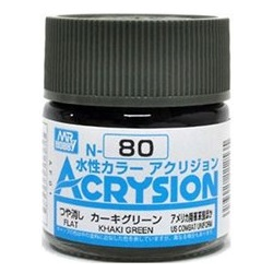 Mr.Hobby Acrysion N80 - Khaki Green