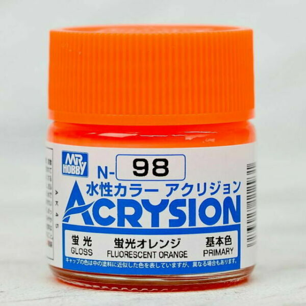 Mr.Hobby Acrysion N98 - Fluorescent Orange