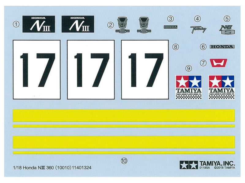 1/18 Honda N III 360 (Tamiya Challenger Series 10)