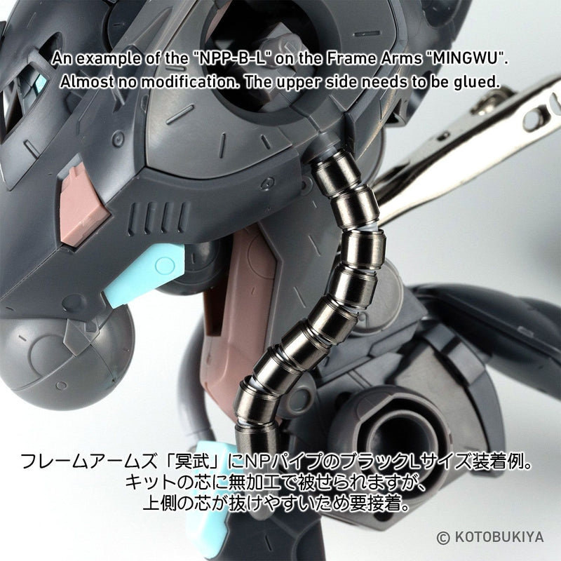 HiQ Parts NP Pipe Large (20pcs) - Silver/Black/Gold