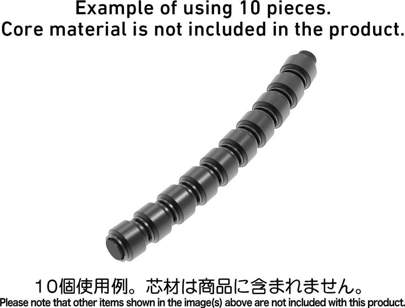 HiQ Parts NP Pipe Small (20pcs) - Silver/Black/Gold