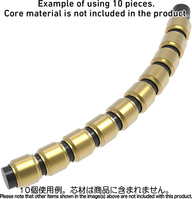 HiQ Parts NP Pipe Large (20pcs) - Silver/Black/Gold