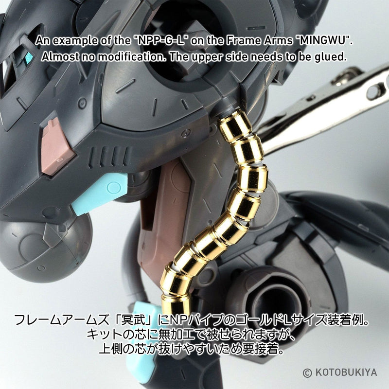 HiQ Parts NP Pipe Large (20pcs) - Silver/Black/Gold