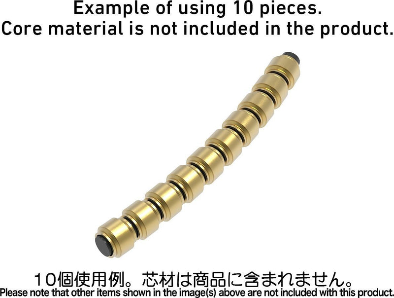 HiQ Parts NP Pipe Small (20pcs) - Silver/Black/Gold