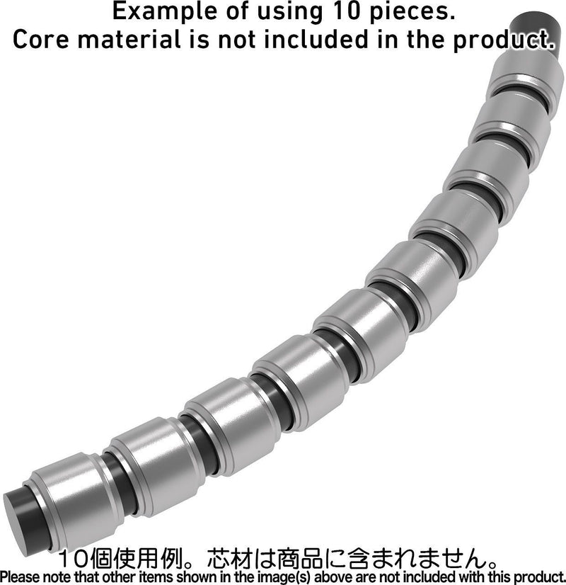 HiQ Parts NP Pipe Large (20pcs) - Silver/Black/Gold