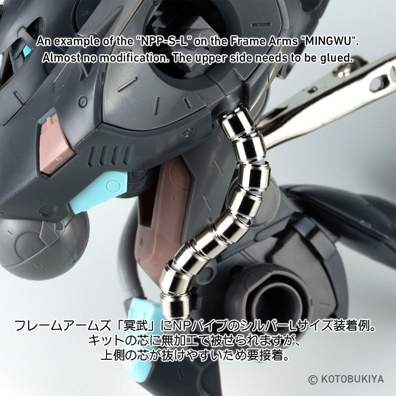 HiQ Parts NP Pipe Large (20pcs) - Silver/Black/Gold