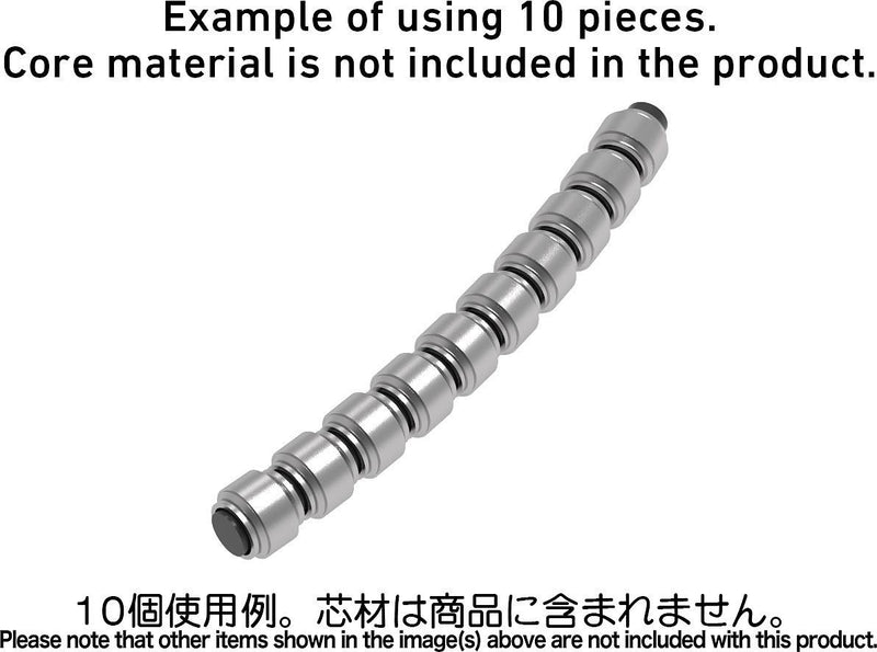 HiQ Parts NP Pipe Small (20pcs) - Silver/Black/Gold