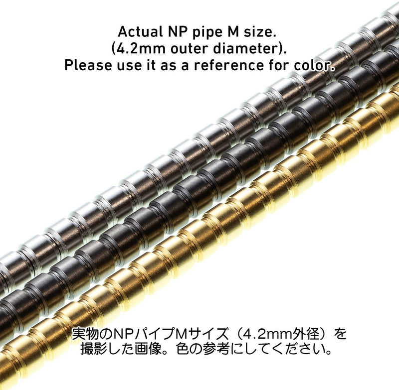 HiQ Parts NP Pipe Small (20pcs) - Silver/Black/Gold