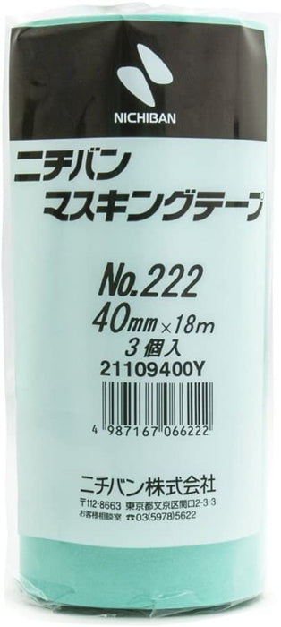 Nichiban Masking Tape No. 222 (40mm x 18m)