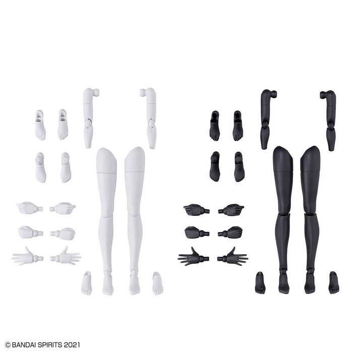 30 Minutes Sisters (30MS) OB12 Option Body Parts Arm Parts & Leg Parts (White/Black)