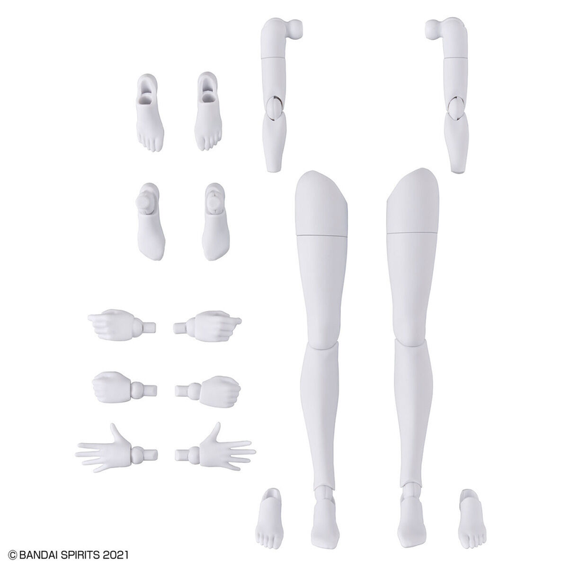 30 Minutes Sisters (30MS) OB12 Option Body Parts Arm Parts & Leg Parts (White/Black)