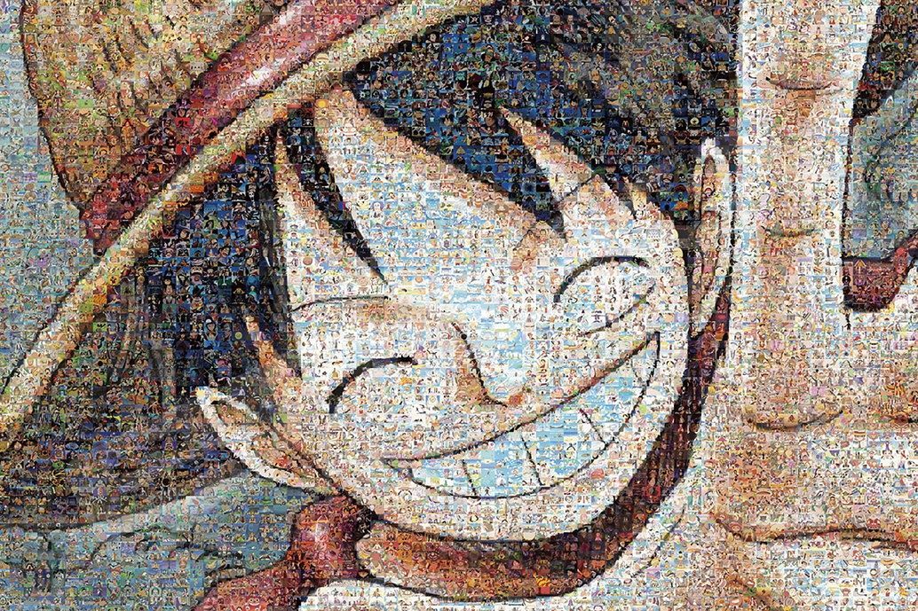 Ensky Jigsaw Puzzle One Piece Mosaic Art Luffy 1000pcs (No.1000