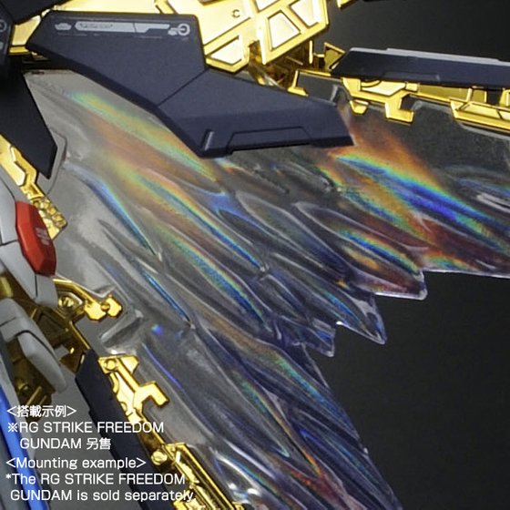 Premium Bandai Real Grade (RG) 1/144 ZGMF-X20A Strike Freedom Gundam Wings of the Sky Effect [Parts Only]