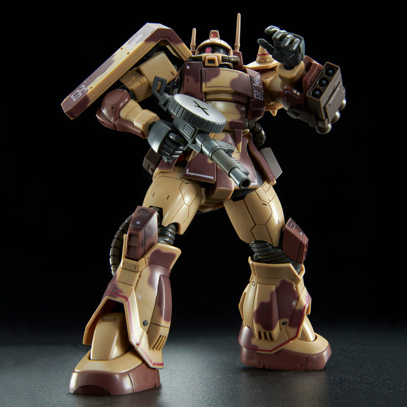 Premium Bandai High Grade (HG) Gundam The Origin 1/144 MS-06D Zaku Desert Type [Double Antenna Specification]