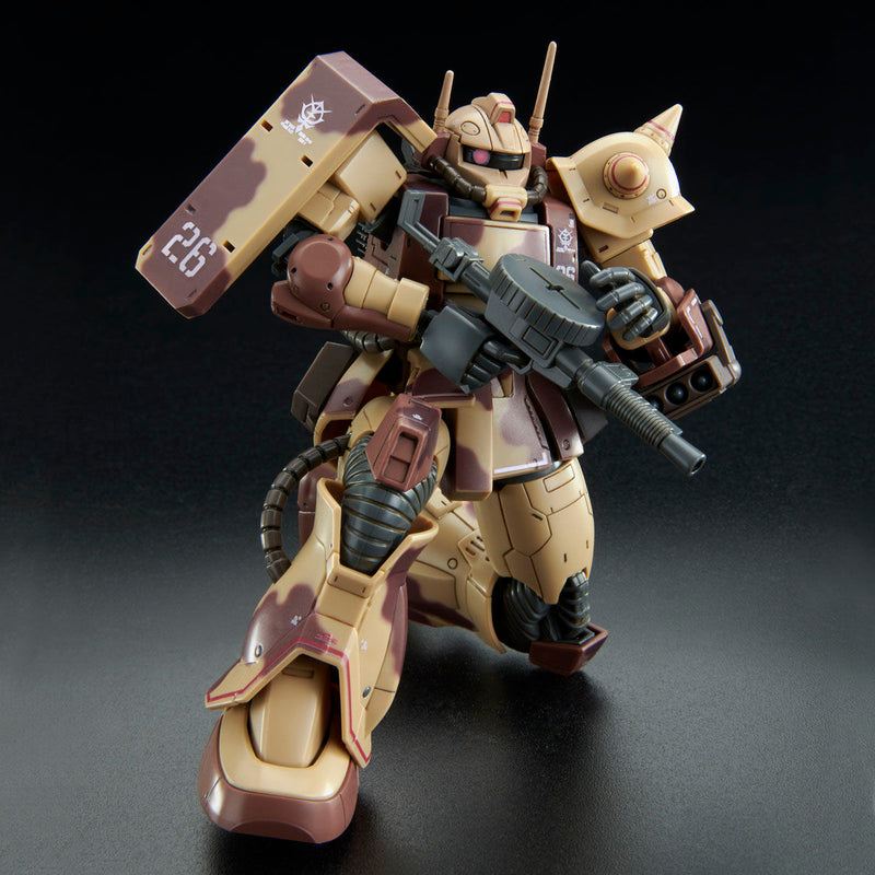 Premium Bandai High Grade (HG) Gundam The Origin 1/144 MS-06D Zaku Desert Type [Double Antenna Specification]