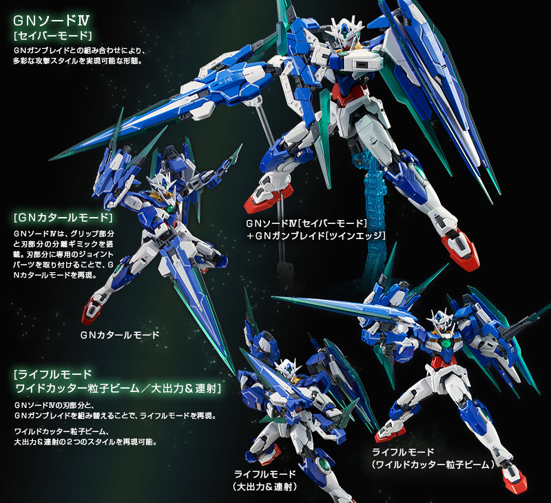 Premium Bandai Real Grade (RG) 1/144 GNT-0000/FS 00 Qan[T] Full Saber