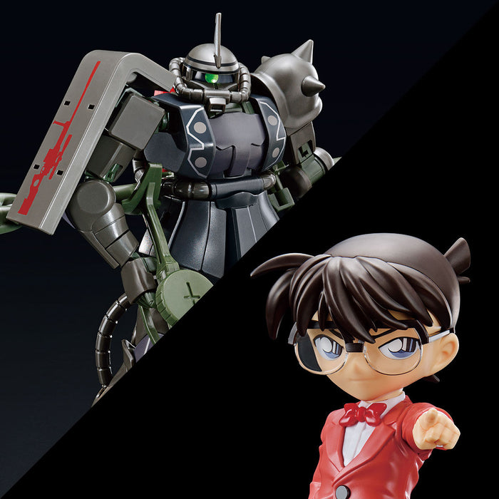 Premium Bandai Entry Grade Conan Edogawa (MS-06S Zaku II Color) & HGUC 1/144 MS-06S Zaku II (Shuichi Akai Color)