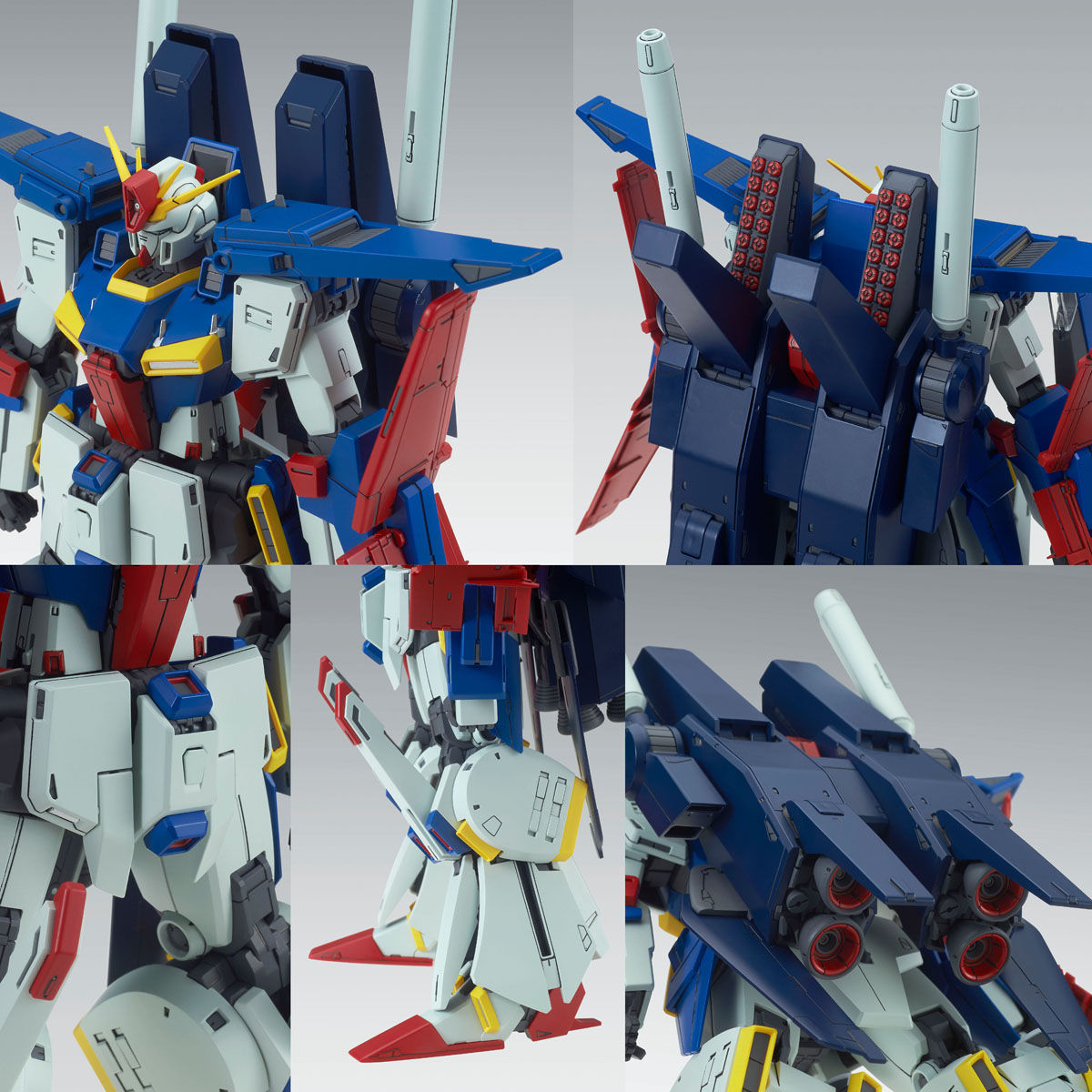 ロボット Enhanced ZZ Gundam 1/100 Premium Bandai Master Grade (MG) 1/100 MSZ-010S Enhanced ZZ Gundam