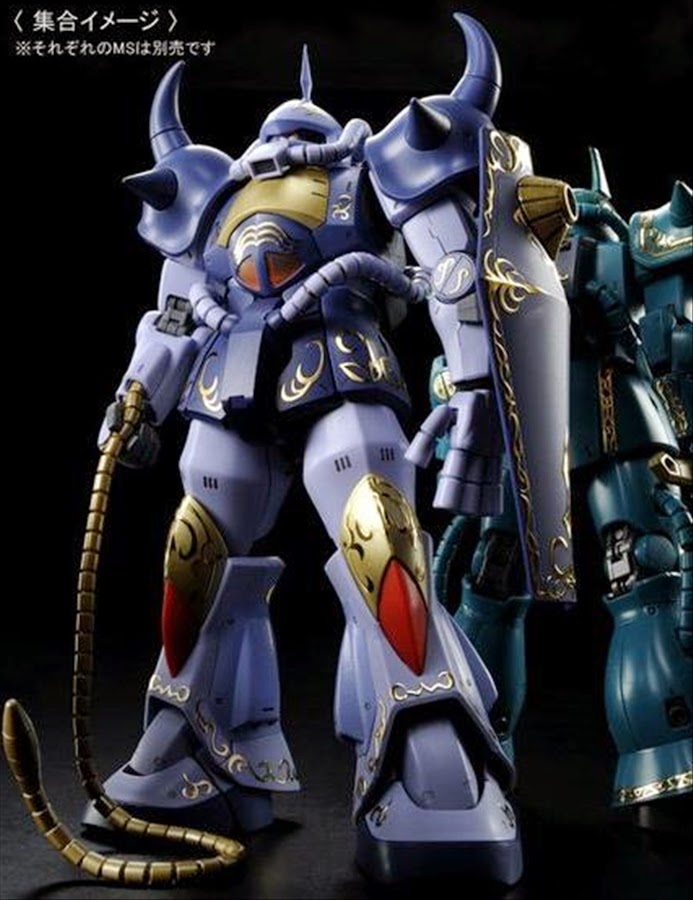 Premium Bandai Master Grade (MG) 1/100 MS-07B Gouf (M'Quve Custom)