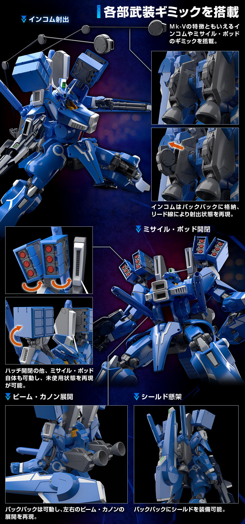 Premium Bandai Master Grade (MG) 1/100 ORX-013 Gundam Mk V