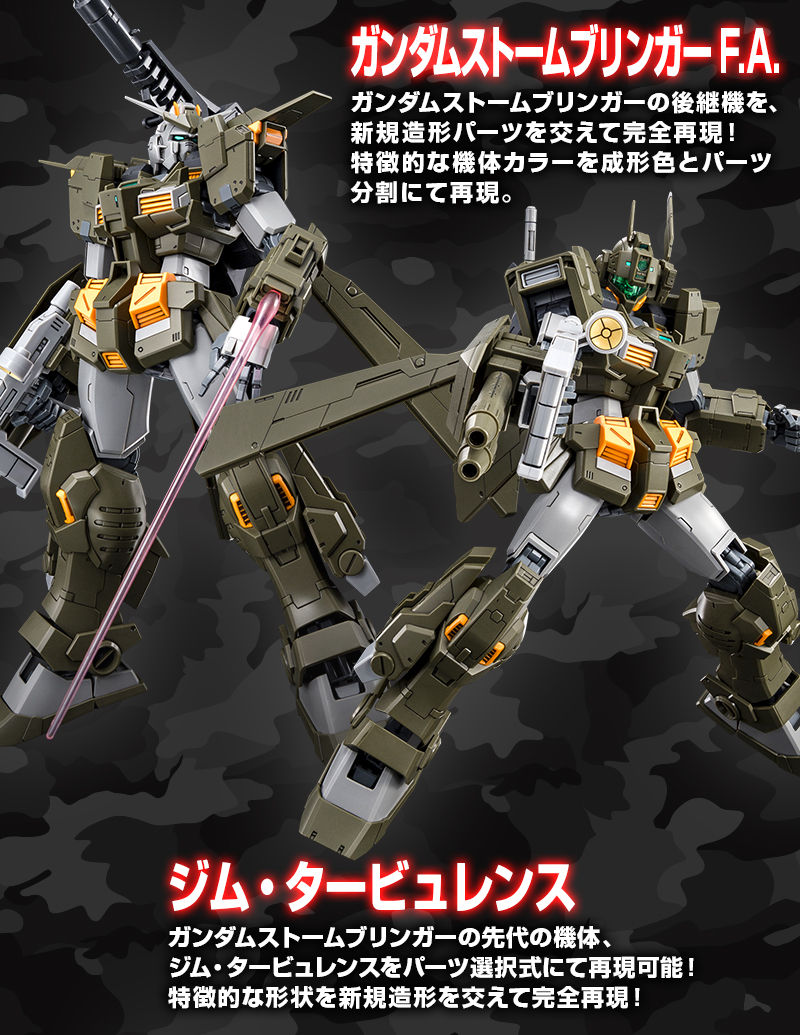 Premium Bandai Master Grade (MG) 1/100 Gundam Stormbringer FA (Fatal Ash) / GM Turbulence