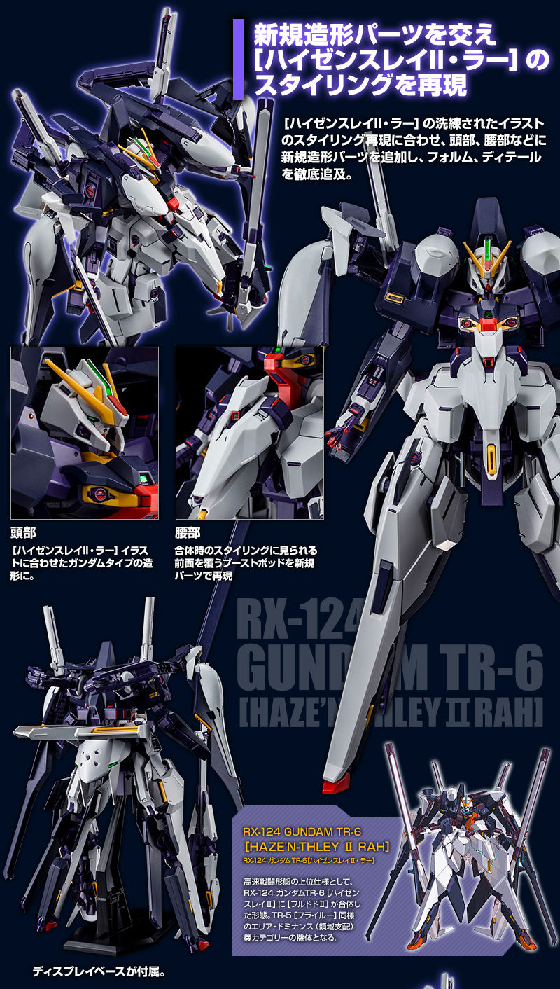 Premium Bandai High Grade (HG) HGUC 1/144 RX-124 Gundam TR-6 Haze