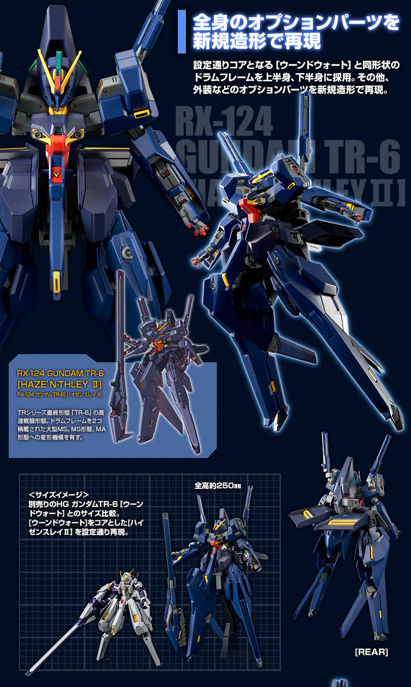 Premium Bandai High Grade (HG) 1/144 RX-124 Gundam TR-6 Haze'n-thley II