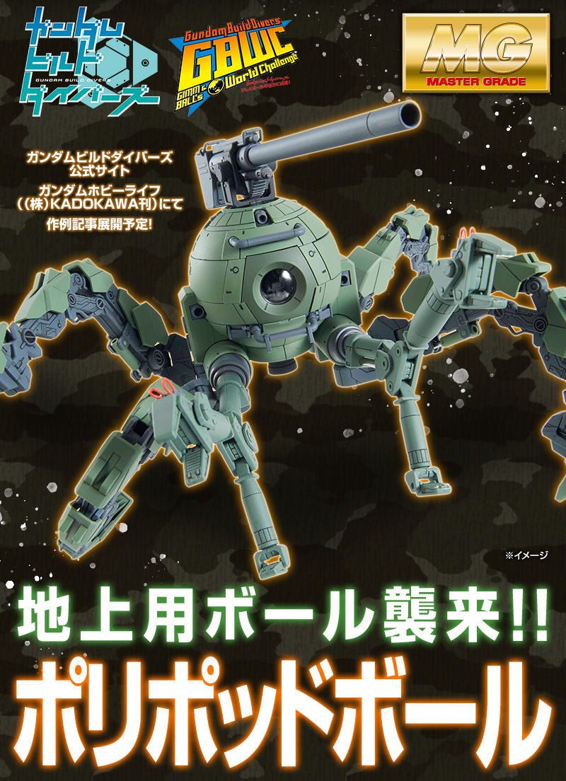 Premium Bandai Master Grade (MG) 1/100 Polypod Ball