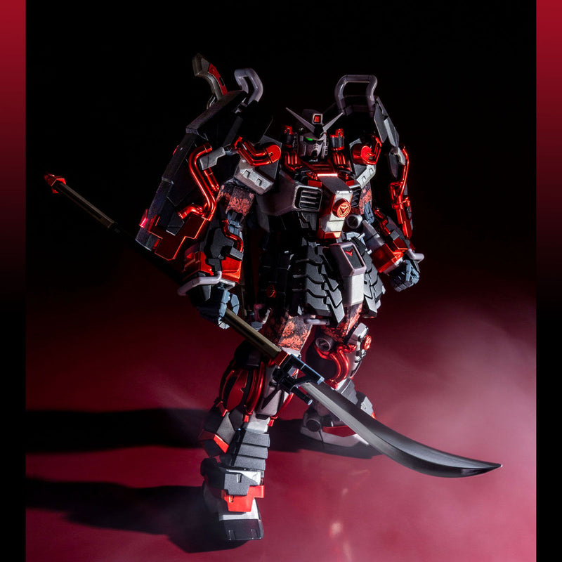 Premium Bandai Master Grade (MG) 1/100 Shin Musha Gundam (Sengoku no Jin) Black Robe Large Armor (Kuroko Oyoroi)