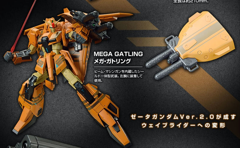 Premium Bandai Master Grade (MG) 1/100 MSZ-006-3B Zeta Gundam III B Type Gray Zeta