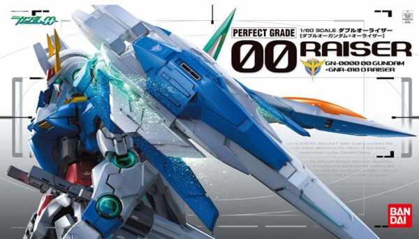 Perfect Grade (PG) 1/60 GN-0000+GNR-010 Gundam 00 Raiser
