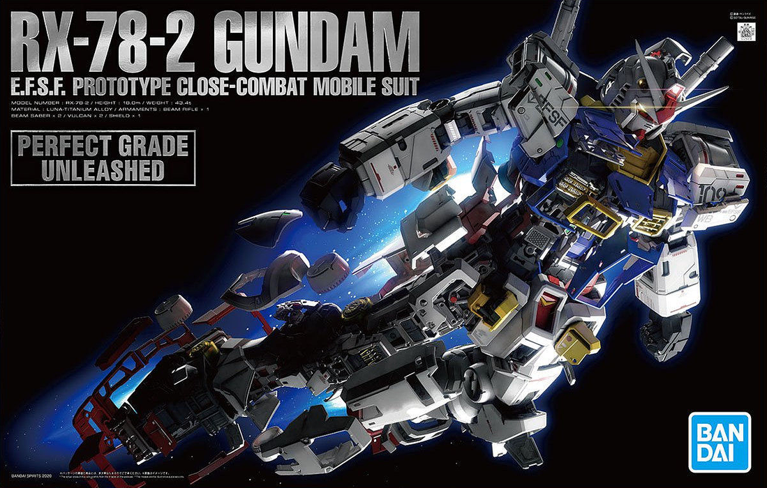 Perfect Grade (PG) Unleashed 1/60 RX-78-2 Gundam