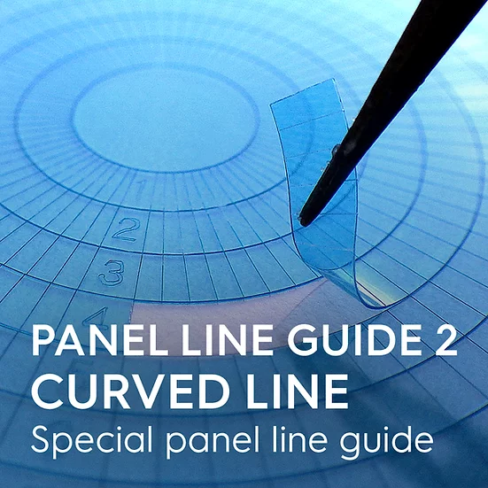 Gunprimer Panel Line Guide Ver 2.0 Curved Line 3mm (PLG2-C3)