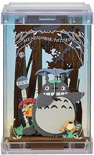 Paper Theater - My Neighbor Totoro - Dance in the Rain - with Display Case (PTC-T05)
